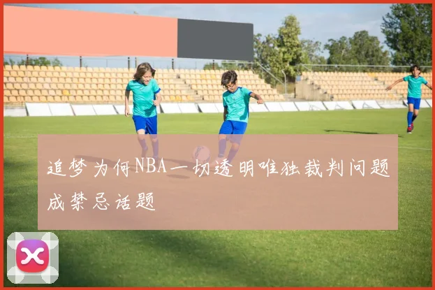 追梦为何NBA一切透明唯独裁判问题成禁忌话题